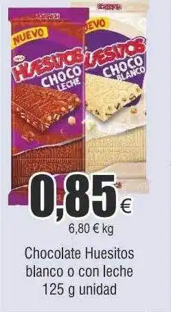 FROIZ Chocolate huesitos blanco o con leche oferta