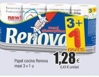 FROIZ Papel cocina renova maxi oferta