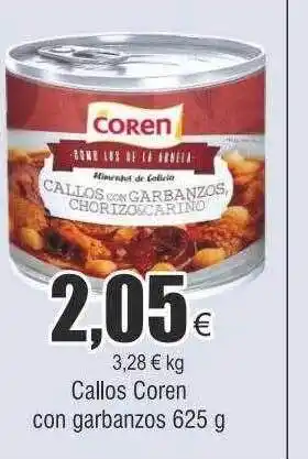 FROIZ Callos coren con garbanzos oferta