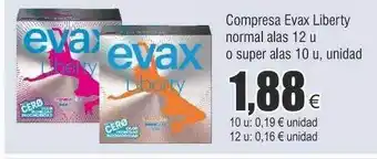 FROIZ Copresa evax liberty normal alas o super alas oferta