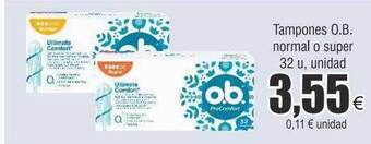 FROIZ Tampones o.b. normal o super oferta