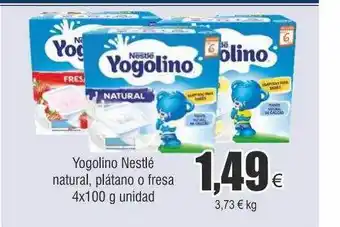 FROIZ Yogolino nestlé natural, plátano o fresa oferta