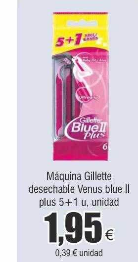 FROIZ Máquina gillette desechable venus blue ii plus oferta