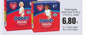 FROIZ Pañal-braguita dodot pants oferta