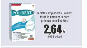 FROIZ Tabletas limpiadoras polident fórmula limpiadora para prótesis dentales oferta
