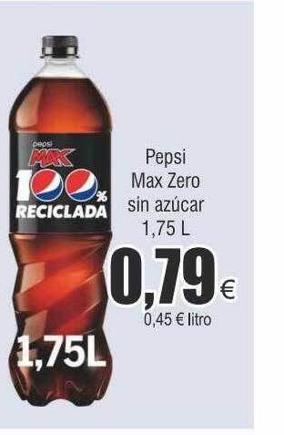 FROIZ Pepsi max zero sin azúcar oferta