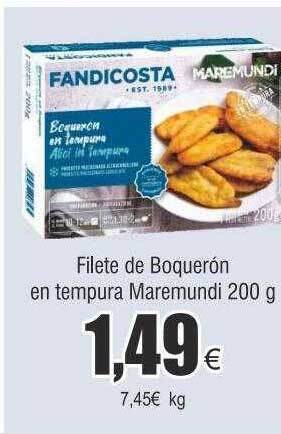 FROIZ Filete de boquerón en tempura maremundi oferta