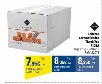 Makro Rioba galletas caramelizadas thank you rioba oferta