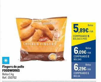 Makro Fingers de pollo foodworks oferta