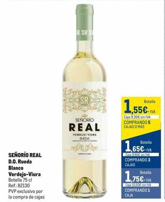 Makro Señorío real d.o. rueda blanco verdejo-viura oferta