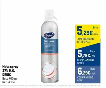 Makro Nata spray 37% m.g. debic bote oferta