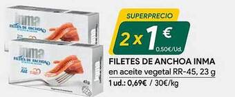 Masymas Filetes de anchoa inma en aceite vegetal rr-45 oferta
