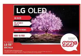 Mi electro Tv oled lg 55 oferta