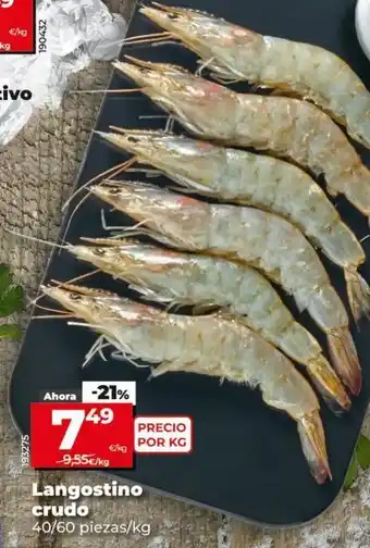 Maxi Dia Langostino crudo oferta