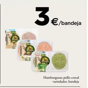 BM Supermercados Hamburguesas de pollo oferta