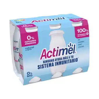 FROIZ Actimel danone gama entero o 0% oferta