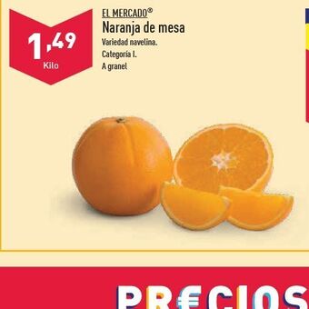 ALDI Naranja de mesa oferta