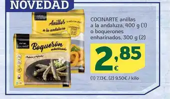 HiperDino Cocinarte anillas a la andaluza, o boquerones enharinados oferta
