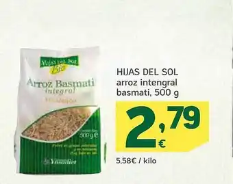 HiperDino Hijas del sol arroz intengral basmati oferta