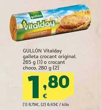 HiperDino Gullón vitalday oferta