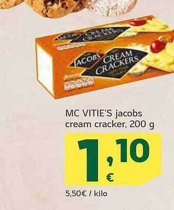 HiperDino Mc vitie's jacobs cream cracker oferta
