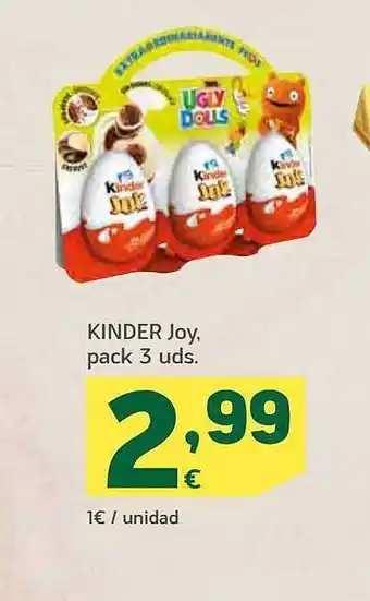 HiperDino Kinder joy oferta