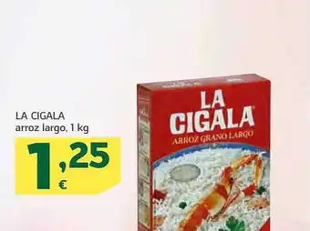 HiperDino La gigala arroz largo oferta