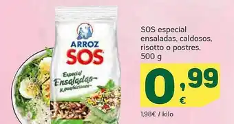 HiperDino Sos especial ensaladas, caldosos, risotto o postres oferta