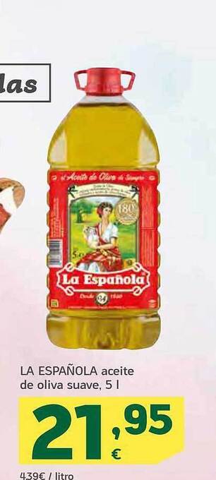 HiperDino La española aceite de oliva suave oferta