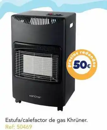 Tiendas MGI Estufa-calefactor de gas khrüner oferta