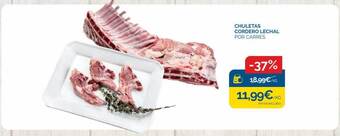Cash Ecofamilia Chuletas cordero lechal oferta