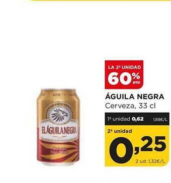 Alimerka Águila negra cerveza oferta