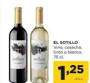Alimerka El sotillo vino, cosecha, tinto o blanco oferta