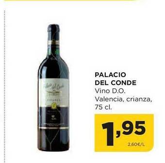 Alimerka Palacio del conde vino d.o valencia, crianza oferta