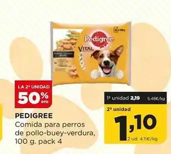 Alimerka Pedigree comida para perros de pollo-buey-verdura oferta