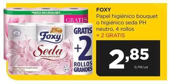 Alimerka Foxy papel higiénico bouquet o higiénico seda ph neutro oferta