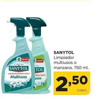 Alimerka Sanytol limpiador multiusos o manzana oferta