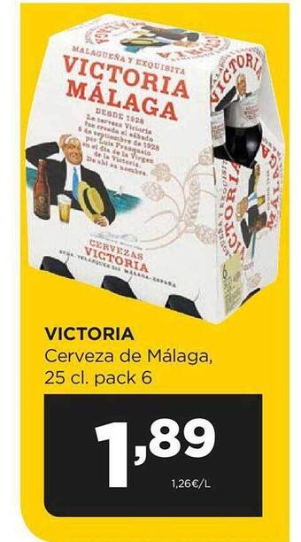 Alimerka Victoria cerveza de málaga oferta