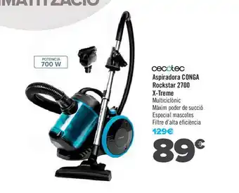 Carrefour Aspiradora conga rockstar 2700 xtreme oferta