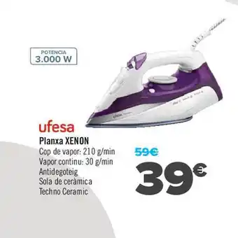 Carrefour Ufesa planxa xenon oferta