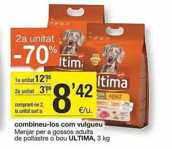 BonpreuEsclat Menjar per a gossos adults de pollastre o bou ultima oferta