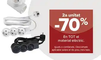 Carrefour Material elèctric oferta