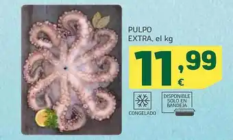 HiperDino Pulpo extra oferta