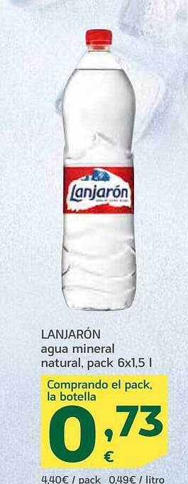HiperDino Lanjarón agua mineral natural oferta