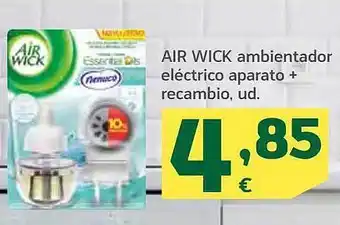 HiperDino Air wick ambientador eléctrico aparato + recambio oferta