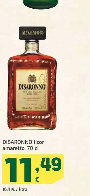 HiperDino Disaronno licor amaretto oferta