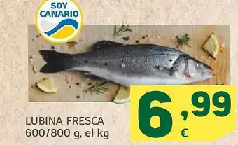 HiperDino Lubina fresca oferta