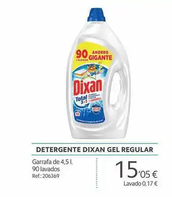 Makro Detergente dixan gel regular oferta