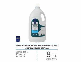 Makro Detergente blancura profesional makro professional oferta