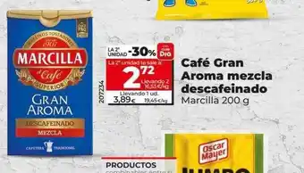 Dia Café gran aroma mezcla descafeinado marcilla oferta